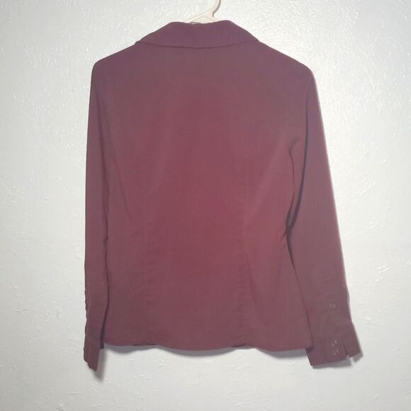 Zac & Rachel Women's Size Small Burgundy Shirt - Picture 3 of 6